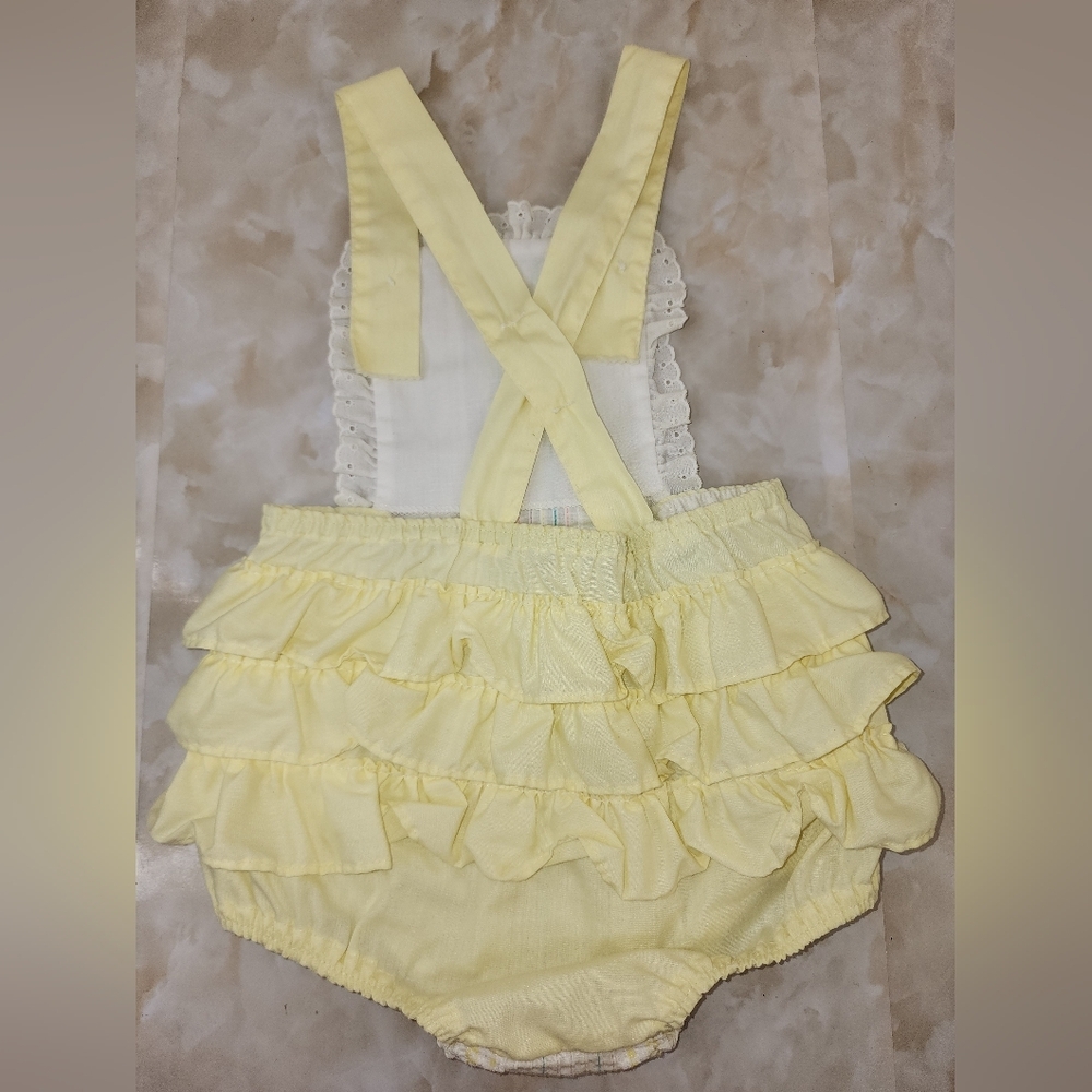Vintage 2T Summer Ruffled Romper - Picture 3 of 4
